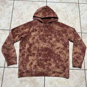 Lululemon Hoodie Mens Size XL City Sweat Tie Dye Camo Athleisure Performance